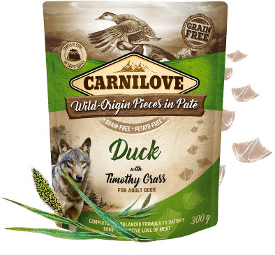 Carnilove Kaczka z trawą Timothy 12x300 g # z wartością produktów powyżej 89zł!