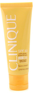 Clinique Face Cream Sun SPF 40 Krem do twarzy zapewniający wysoką ochronę przed szerokim spektrum promieniowania słonecznego UVB UVA 50ml