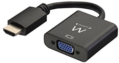 Ewent Ewent EM9864 HDMI konwerter do Vga z audio, czarny EW9864