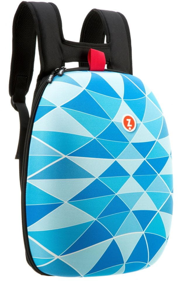 Zipit plecak Shell Blue triangles
