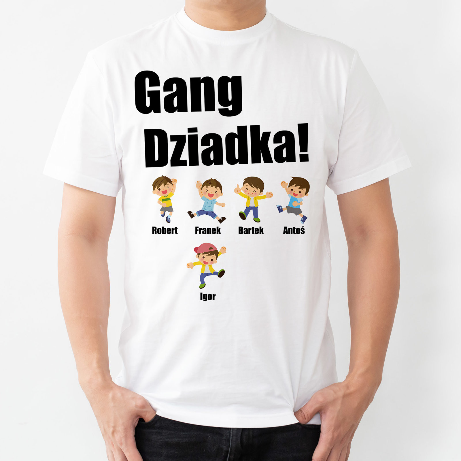 Poczpol Gang dziadka - koszulka męska 42757-A