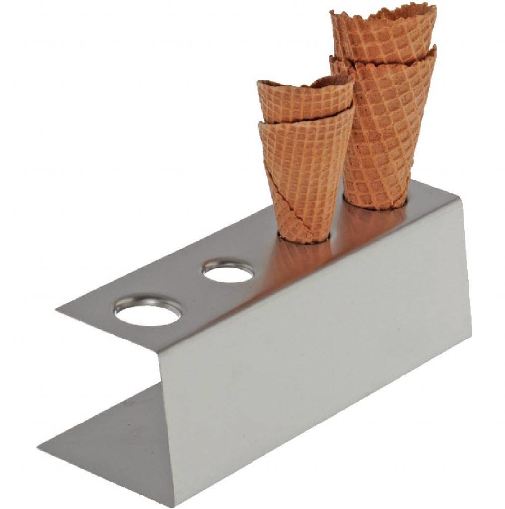 APS Stojak na wafle | 4 gniazda | 270x95x(H)90mm CF309