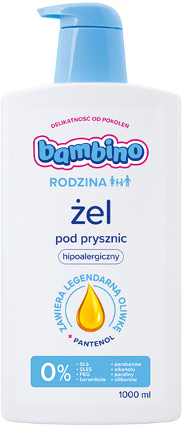 Bambino Rodzina Żel pod prysznic 1000 ml | SZYBKA WYSYŁKA!