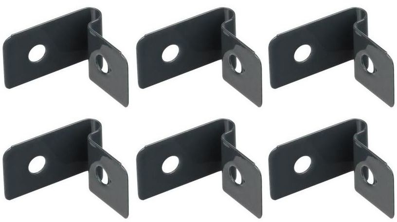 ARCELOR MITTAL Zawijki do paneli ogrodzeniowych 6 szt. antracytowe ARCELOR MITTAL