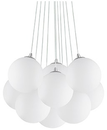 IDEAL LUX Lampa Wisząca Mapa Sp22 Bianco 140230 Średnica 80,0 Wys. 55,0 - 130,0
