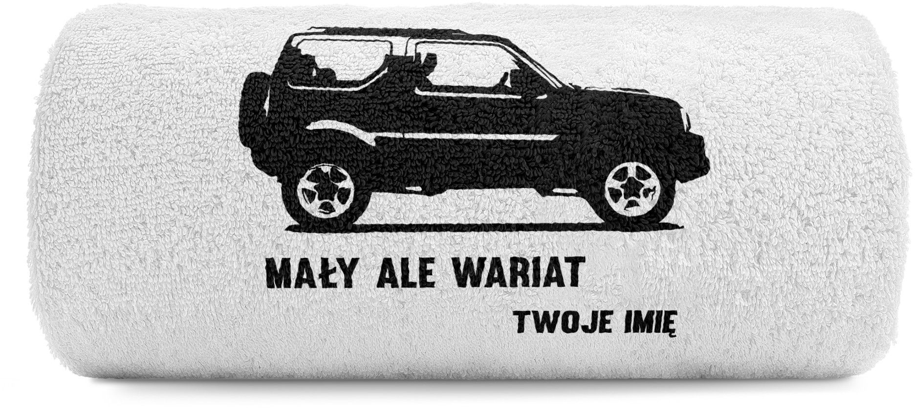 pat15.net Mały ręcznik do rąk off-road 4x4 50x100 Suzuki Jimny FJ - Mały ale wariat 1103