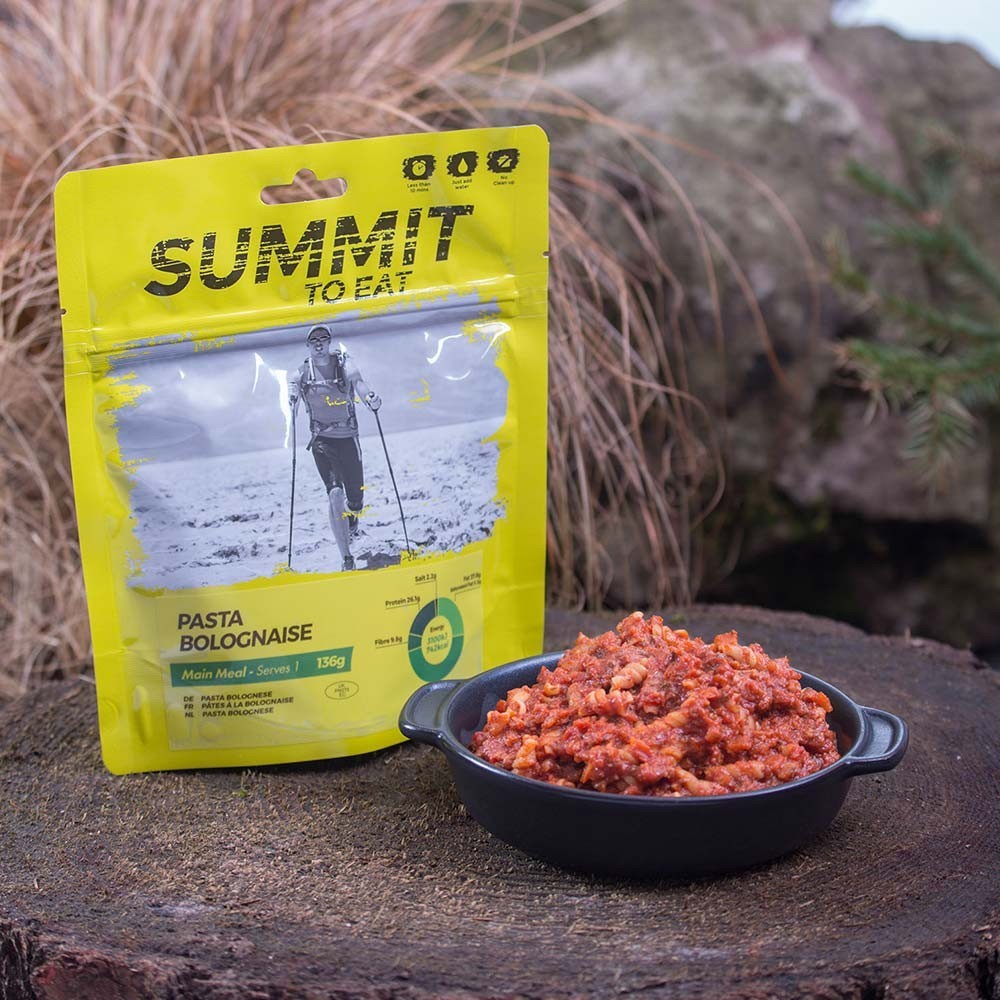 Summit To Eat Liofilizat SPAGHETTI BOLOGNESE 136g (na porcję 496g, 742 kcal) 5060138531246