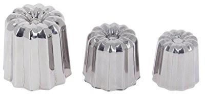 DE BUYER 3065.35 Mini kanneliert, szary ze stali nierdzewnej 1 x 1 x 4 cm 3065.35