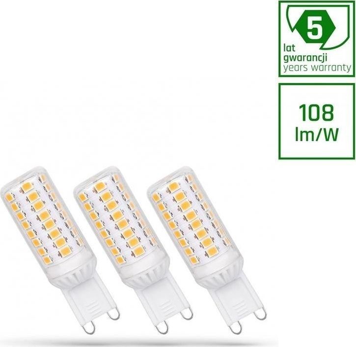 Spectrum LED LED G9 230V 4W NW DIMMABLE SMD 5 LAT PREMIUMSPECTRUM 3-PACK unihimp 9478-uniw