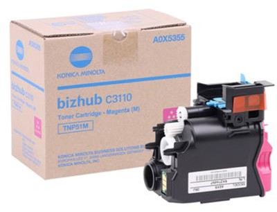 Konica Minolta Toner Minolta TNP 51M do Bizhub C3110 | 5000 str | magenta A0X5355