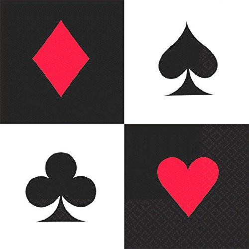 falksson Serwetki  Las Vegas częściowy Pack, mały, wielokolorowa 501227