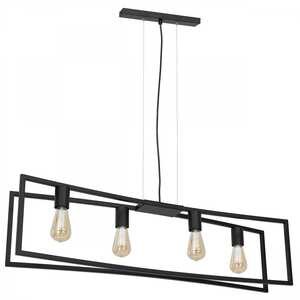 Luminex Tunja 1760 lampa wisząca zwis 4x60W E27 czarna
