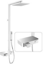 NOVELLINI FLOWT-W PANEL termostat półka szklana Flow lustrzany