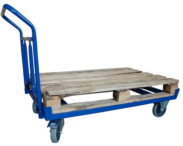 WIZ Wózek Do Transportu Euro Palet Z Poręczą, 400 Kg