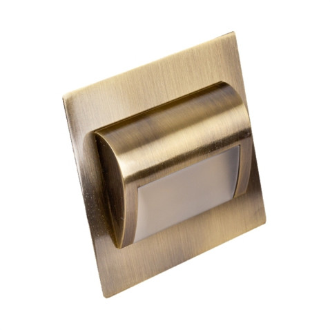 Orno Oprawa schodowa DARCO 2W LED Mosiądz OR-OS-1529L6/BR