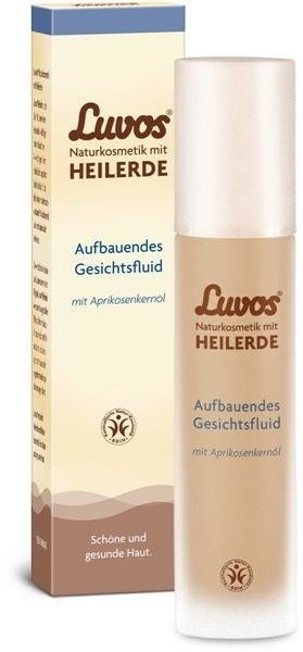Luvos Heilerde Naturkosmetik mit Heilerde Odbudowujący fluid do twarzy z olejem z moreli