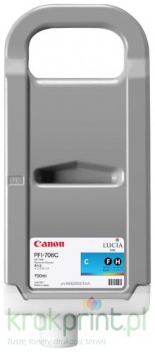 eMPe Tusz eMPe Zamiennik PFI-706C do IPF8300/8400 | 700ml MPCAPFI706C) Cyan MPCAPFI706C