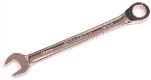 Jonnesway Klucz płasko-oczkowy z grzechotką 17 mm
