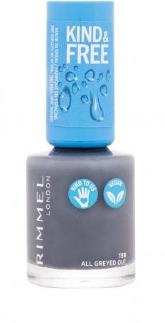 Rimmel London London Kind & Free lakier do paznokci 8 ml 158 All Greyed Out
