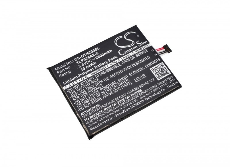 Cameron Sino Alcatel One Touch Idol 3 5.5 TLP029A2-S 2800mAh 10.64Wh Li-Polymer 3.8V