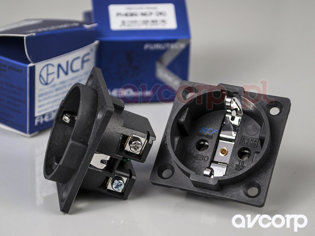 Furutech FI-E30 (R) NCF - gniazdo montażowe schuko (EU) FI-E30 (R) - NCF (MH8X2ZM/A)