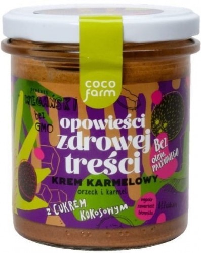 Coco Farm Krem Kokosowo Karmelowy Opowieści Zdrowej Treści 280g - Coco Farm