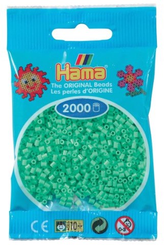 Hama Perły 501-11 - mini perły, 2000 sztuk jasnozielone