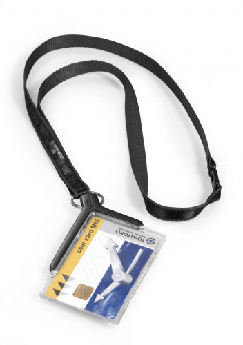 Durable Card Holder De Luxe etui do kart ze smyczą 10 sztuk 8207-58