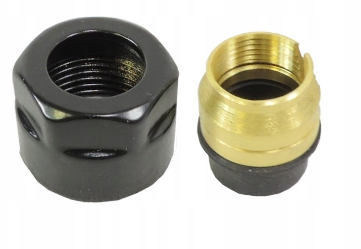 Złączka Adapter Miedź 3/4x15x1 Czarny Mat