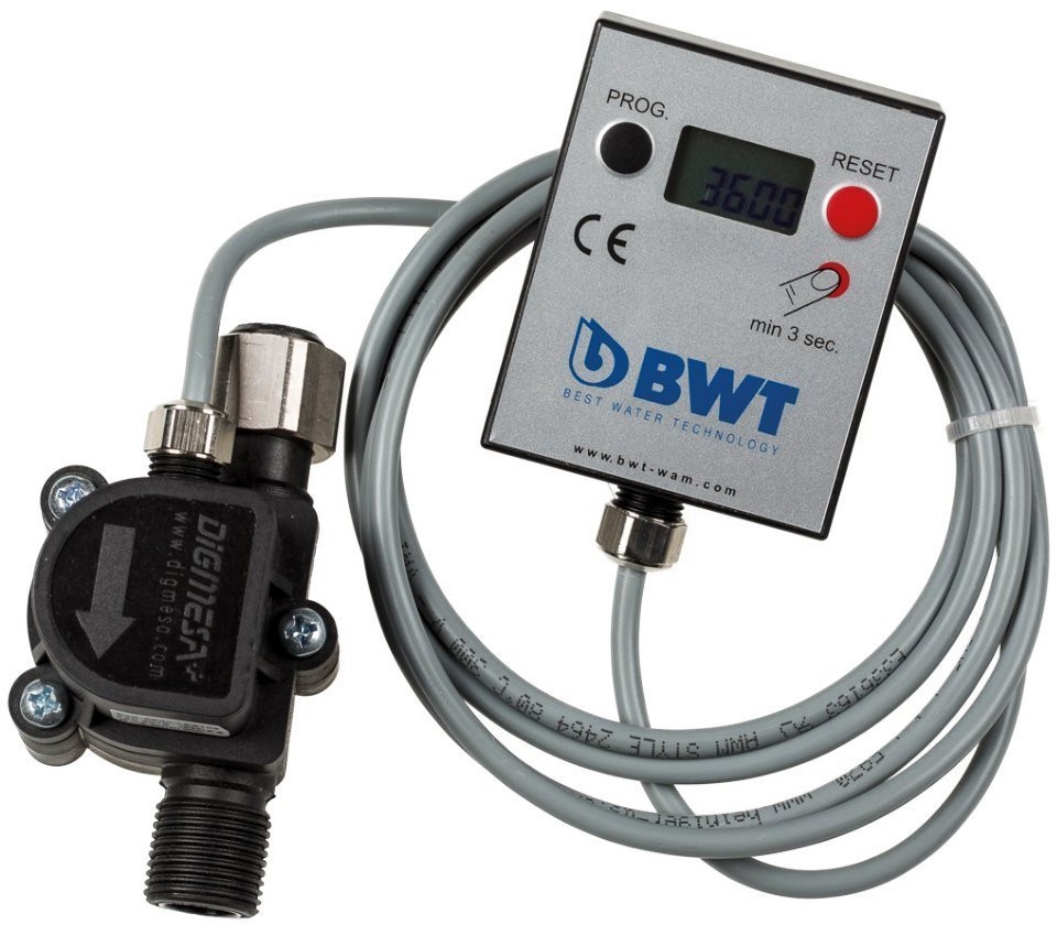 BWT Aquameter Bestmax - Przepływomierz z wyświetlaczem LCD 240024218