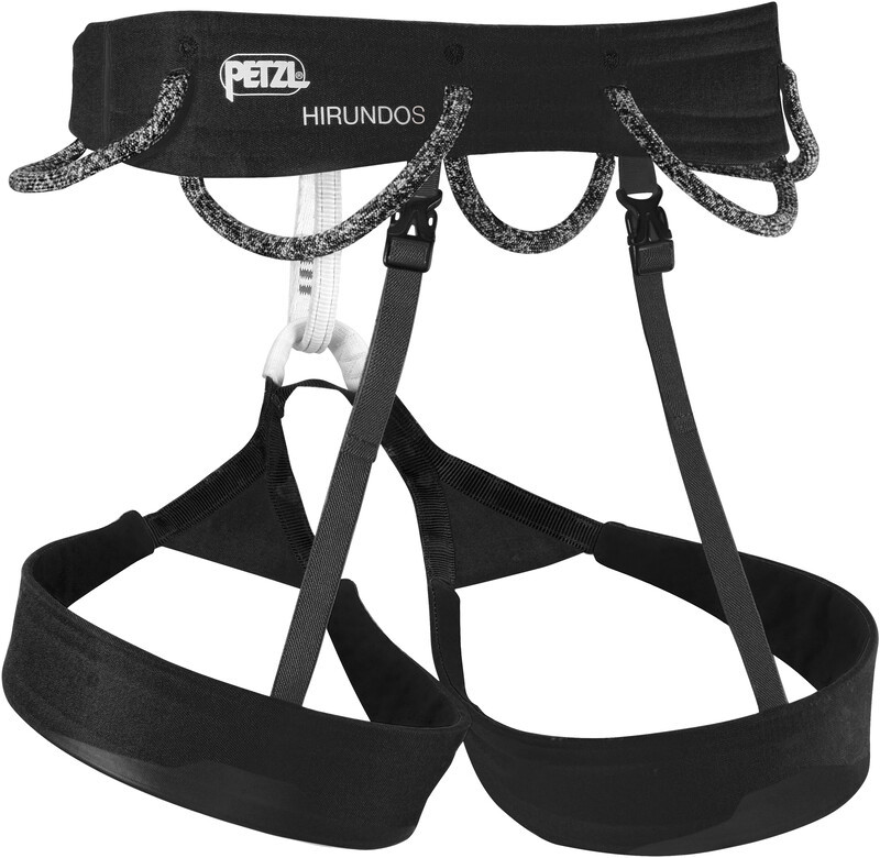 Petzl HIRUNDOS Harness, czarny S 2022 Uprzęże biodrowe C036CA01