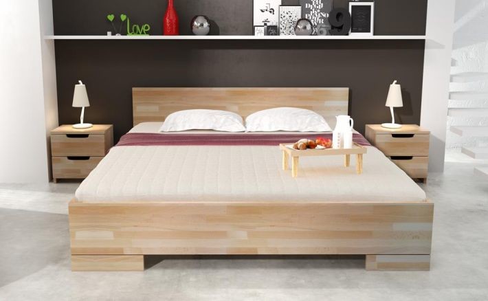 Skandica Łóżko Spectrum Maxi bukowe 200x200 - POLECA nas aż 98% klientów - ZAMÓW (91 822 80 55)