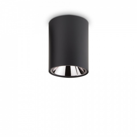 Ideal Lux Plafon Nitro 10W Round 206004 nowoczesna oprawa sufitowa w kolorze czarnym 206004