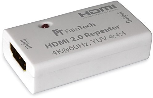 FeinTech feintech vmr00100 2.0 Repeater wzmacniacz sygnału HDMI (4 K, zasięg działania 50 m) Biały VMR00100