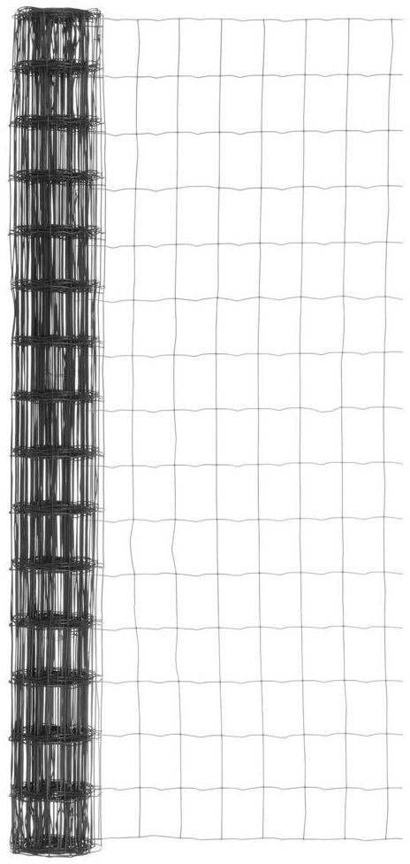 Siatka ogrodzeniowa zgrzewana 1.5 x 10 m antracytowa
