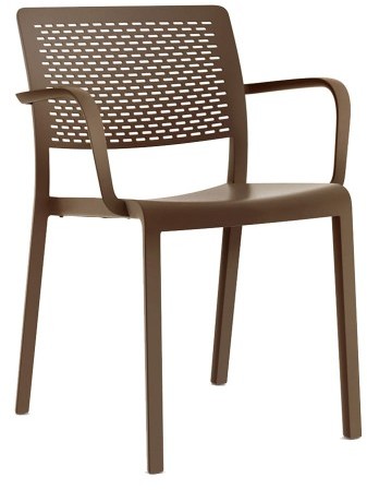 Resol Krzesło Trama Arm Chocolate 947