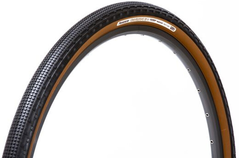 Panaracer GravelKing SK Plus Opona zwijana 43-622, black/brown 43-622 | 700x43C 2021 Opony do rowerów Gravel 607623