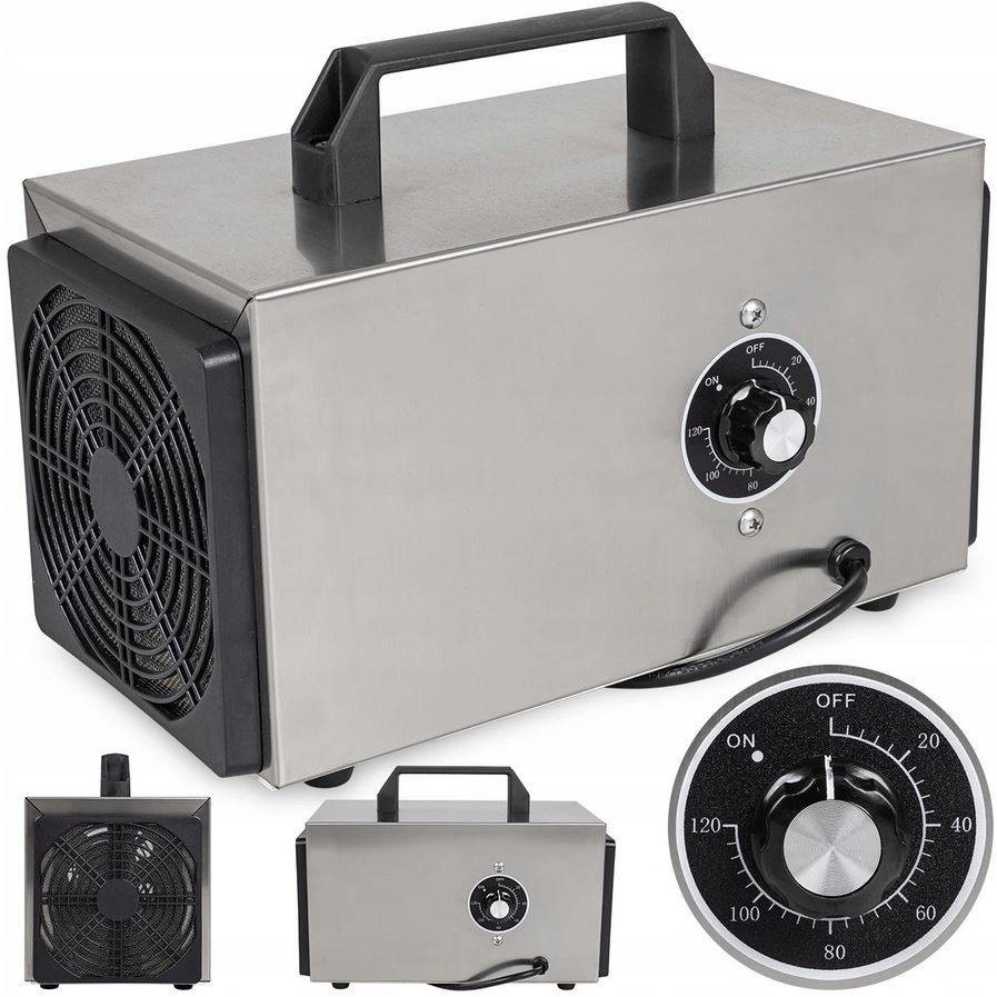 177 Ozon24 Generator ozonu przemysłowy ozonator wydajność 10 g/h przepływ powietrza 200 m3/h moc 70W 240V) 17776589 76589-uniw