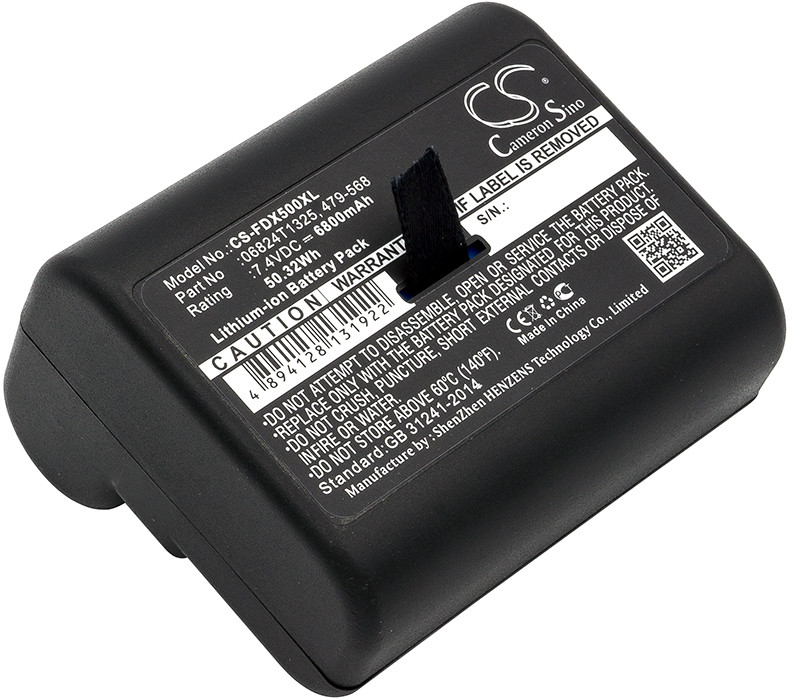 Cameron Sino Fluke DSX-5000 CableAnalyzer 06824T1325 6800mAh 50.32Wh Li-Ion 7.4V CS-FDX500XL