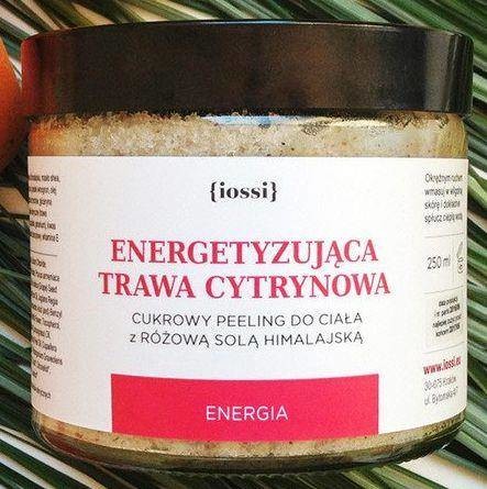 Iossi Trawa cytrynowa. Energetyzujący peeling cukrowy do ciała - 250 ml
