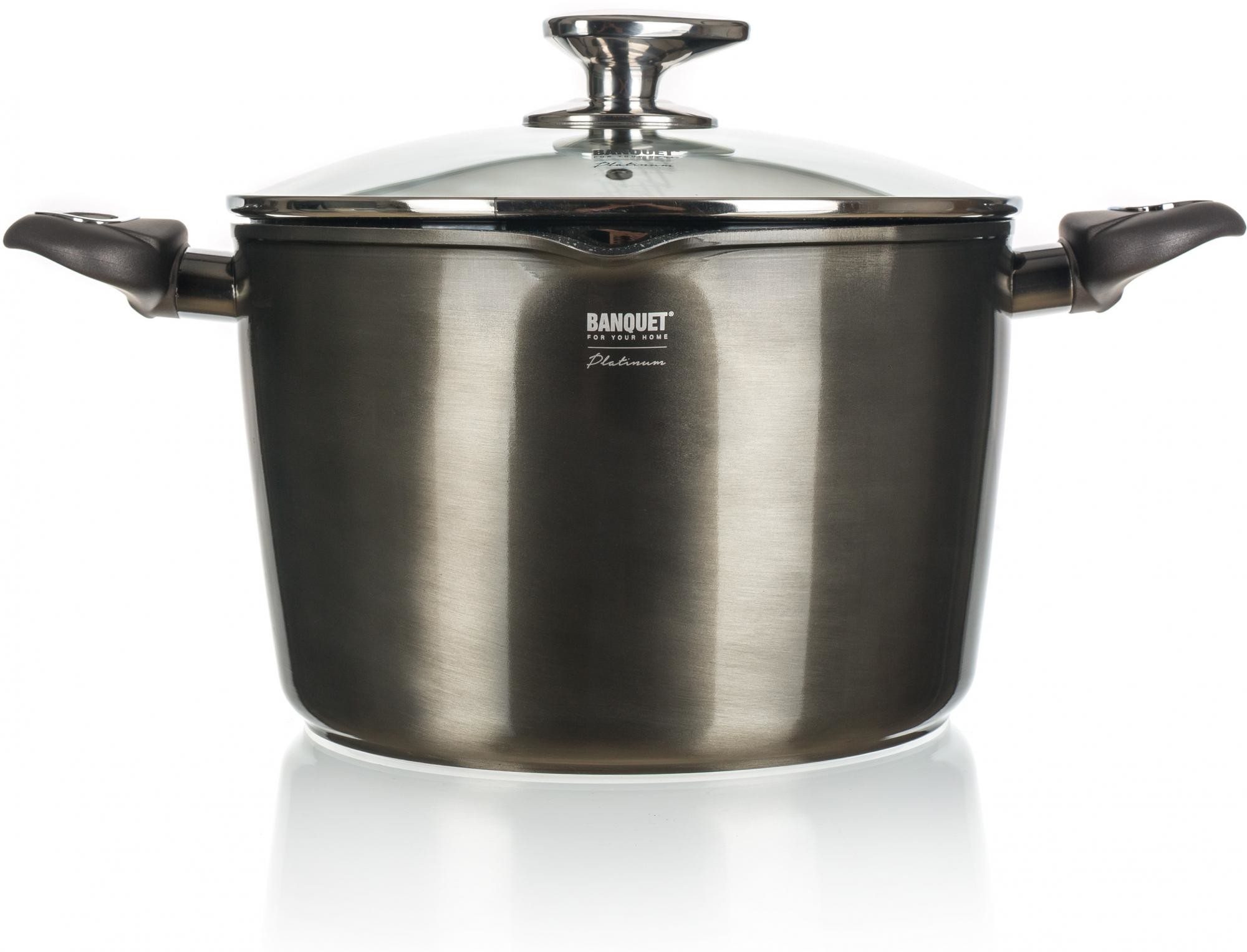 Banquet garnek METALLIC PLATINUM 24 cm