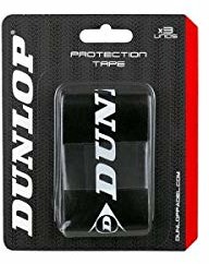 Dunlop Sports Padel Protection Tape 3 taśma ochronna na ramę, kolor biały, akcesoria do rakiet, kolor czarny
