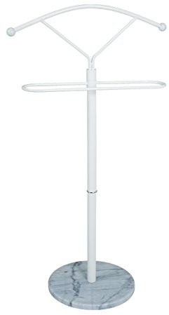 Haku-Möbel HAKU meble 81303 męski pomocnik, nierdzewna, marmuru, biała, 32 x 50 x 105 cm 81303