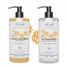 Dr Duda Psorinokosmetyki Zestaw Psorino Żel siarczkowy 500 g (Krok 1) + Oliwka siarczkowa 500 g (Krok 2) DD1009165441