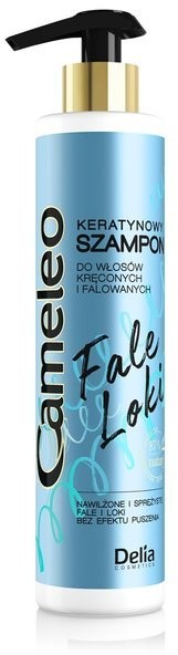 Delia Cameleo Fale Loki Szampon keratynowy do włosów falowanych i kręconych 250ml 59431-uniw
