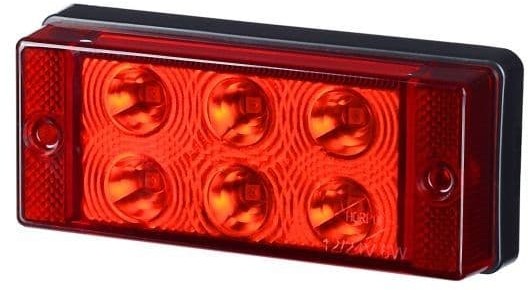 HORPOL SP J Lampa przeciwmgłowa hor 62 diodowa 12/24 v przewód 2x0,75 płaski) AMI-LPD 591