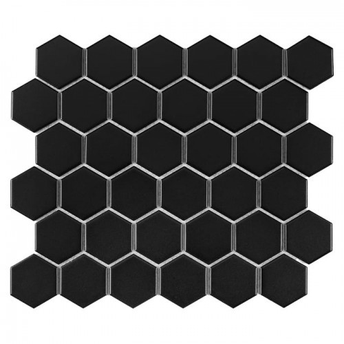 Dunin Mozaika Dunin Hexagonic Black 51 matt