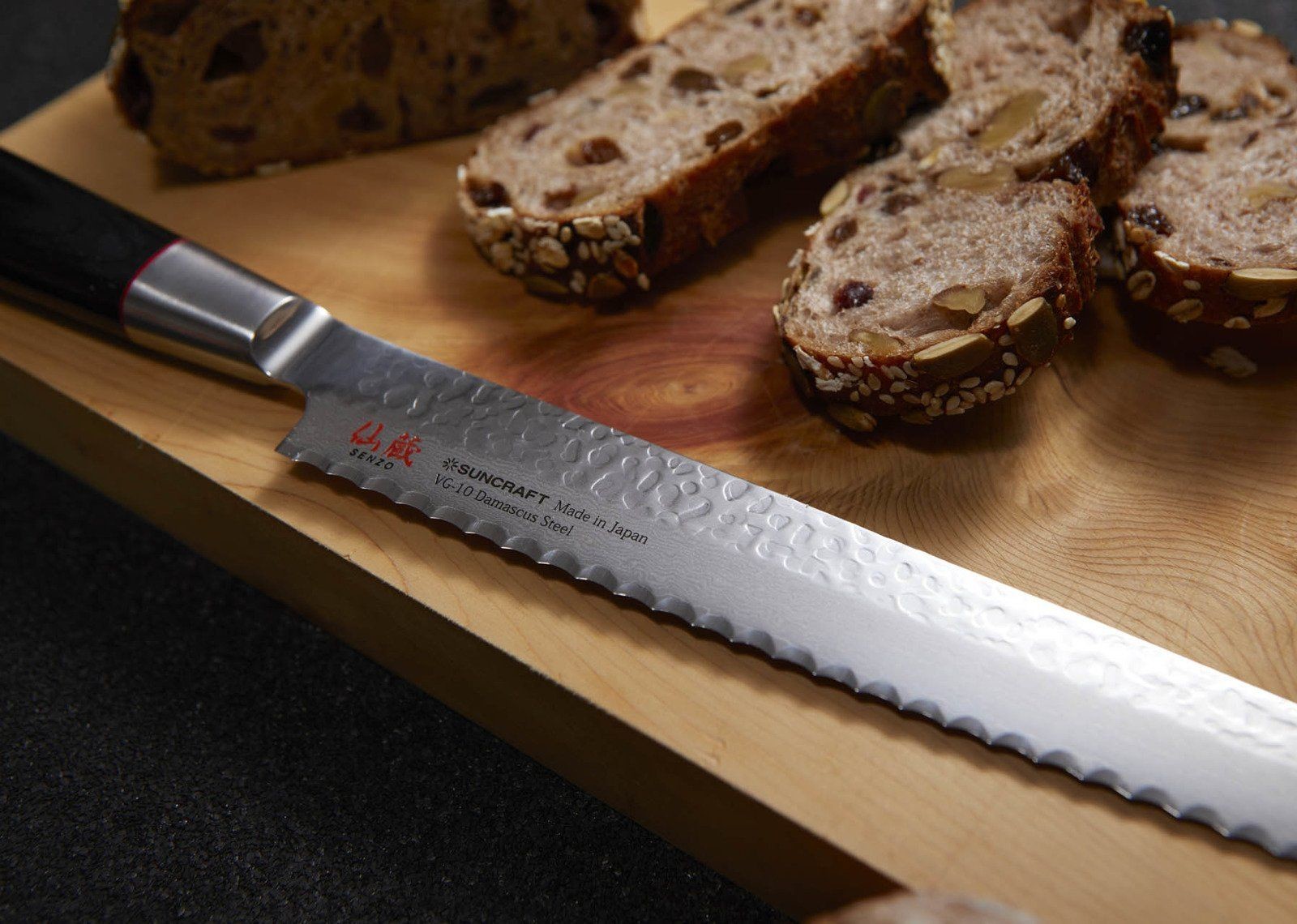 Suncraft Nóż kuchenny SENZO CLASSIC Bread 220 mm [SZ-14] uniwersalny 3644