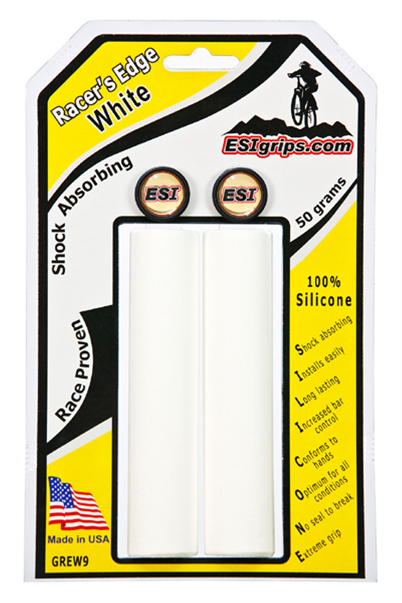 ESI Chwyty  Racer's Edge biały