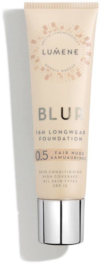 Lumene Blur 16h Longwear Foundation SPF15 0.5 Fair Nude 30ml 95201-uniw